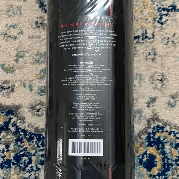 New! Peloton Reversible Workout Mat | 71” x 26” with 5 mm Thickness Yoga Mat - Picture 9 of 11